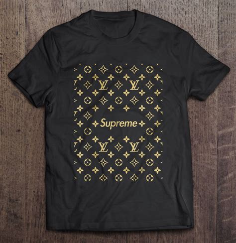 louis vuitton supreme t shirt black|supreme louis vuitton prices.